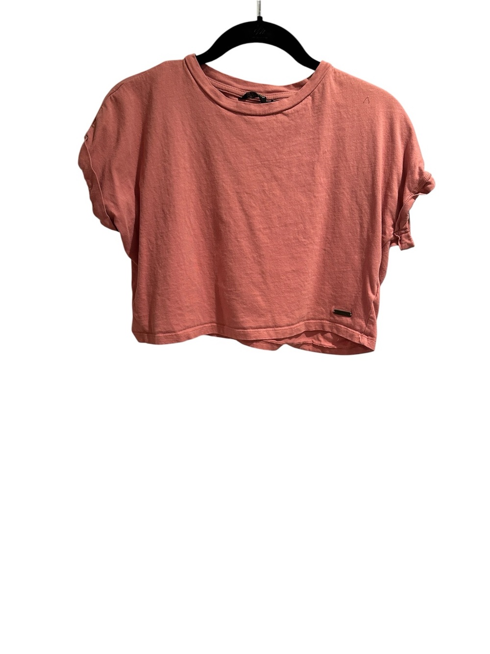 The Roadster Life Co Women's Cropped Mauve Women’s Short Sleeved Tee Size M
